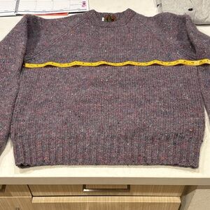 Boston Traders Women's Heathered Purple Sweater